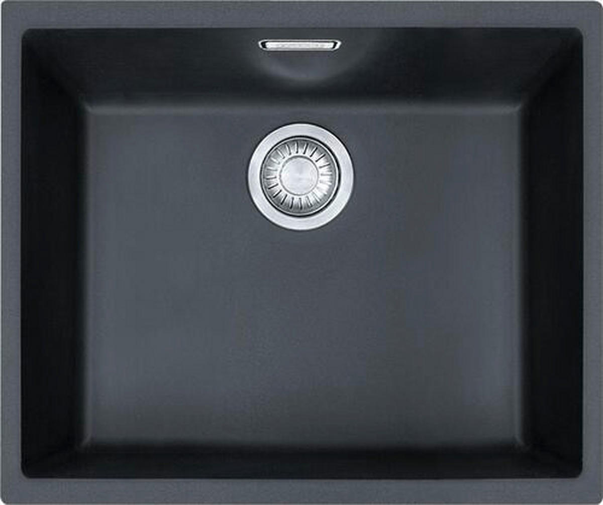 SPÜLE  - Schwarz, MODERN (57/48cm) - Dieter Knoll