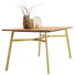 ESSTISCH in Holz, Metall 175/90/76 cm - Goldfarben/Akaziefarben, LIFESTYLE, Holz/Metall (175/90/76cm) - Landscape ESSTISCH in Holz, Metall 175/90/76 cm - Goldfarben/Akaziefarben, LIFESTYLE, Holz/Metall (175/90/76cm) - Landscape