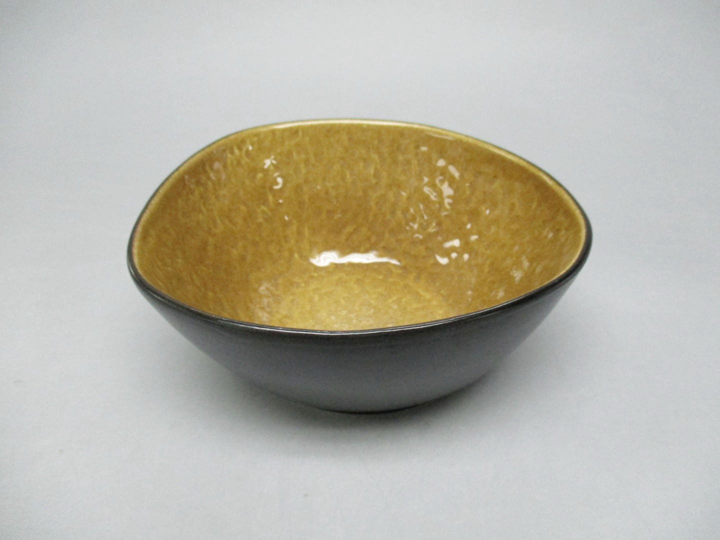 SCHALE SÖREN   - Schwarz/Orange, Basics, Keramik (16,5/6,5/18cm) - Novel