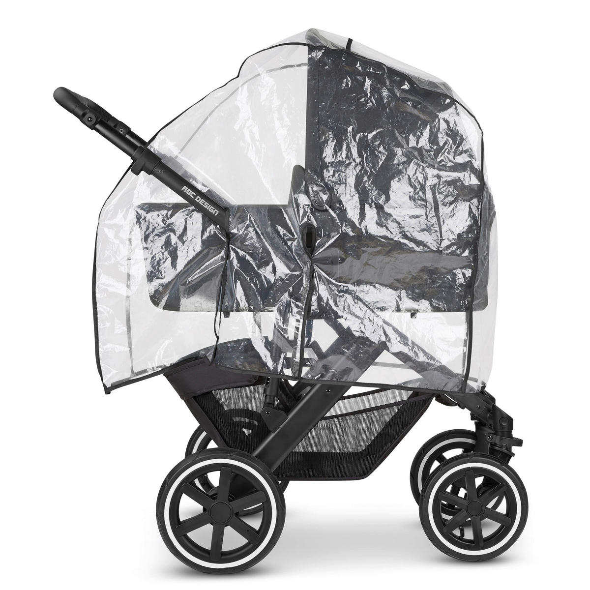 KOMBIKINDERWAGEN  Salsa 4 Air inkl. Winterfußsack  Ink  - Schwarz, Basics, Textil (95/63/101cm) - ABC Design