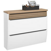 SCHUHKIPPER  in 121/95/31 cm  - Eichefarben/Anthrazit, Design, Holz/Holzwerkstoff (121/95/31cm) - Dieter Knoll