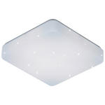 LED-DECKENLEUCHTE    27/27/6 cm  - Weiß, Basics, Kunststoff/Metall (27/27/6cm) - Boxxx