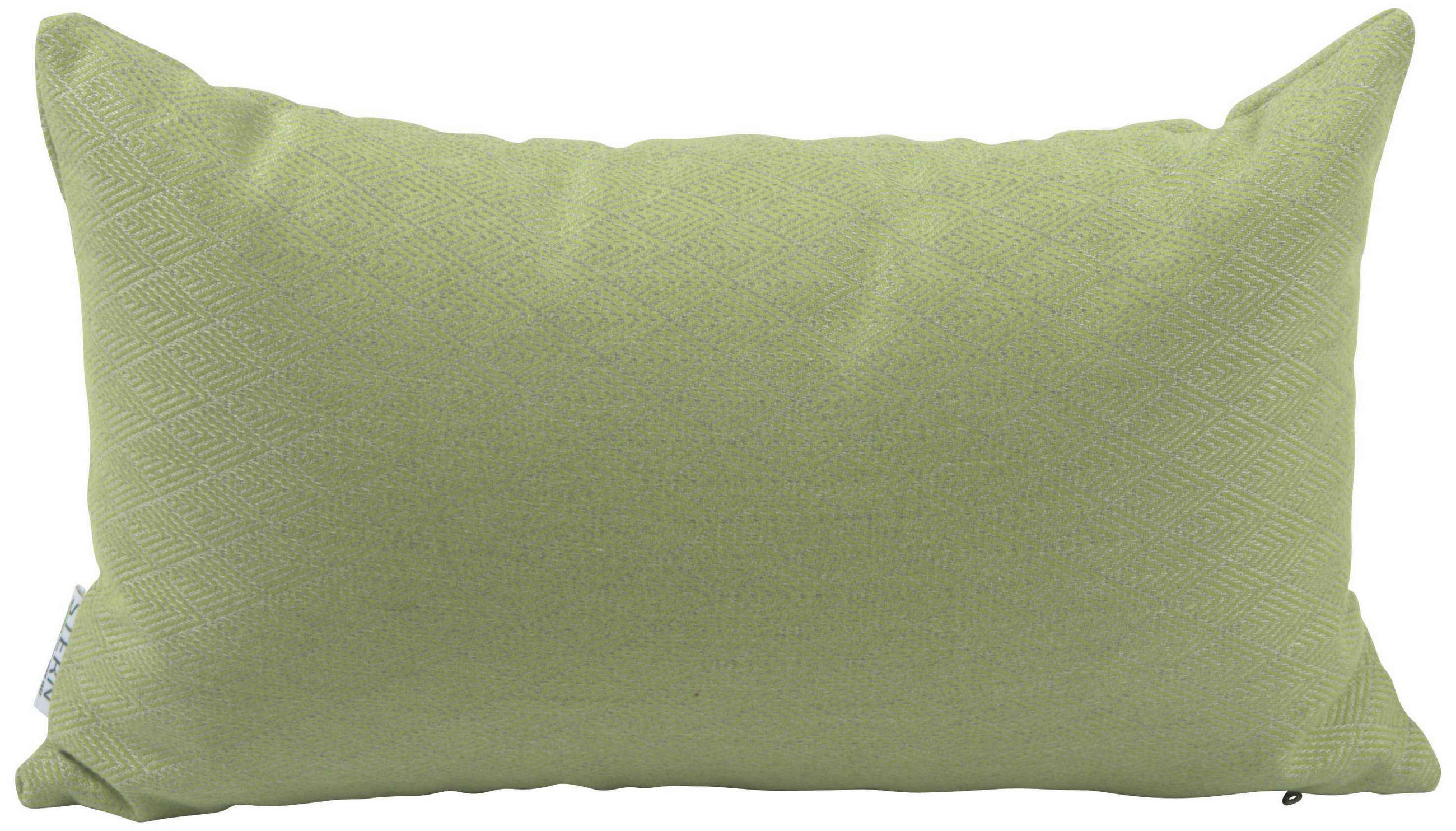 OUTDOOR-KISSEN Raute  - Grün, Basics, Textil (35/55cm) - Stern