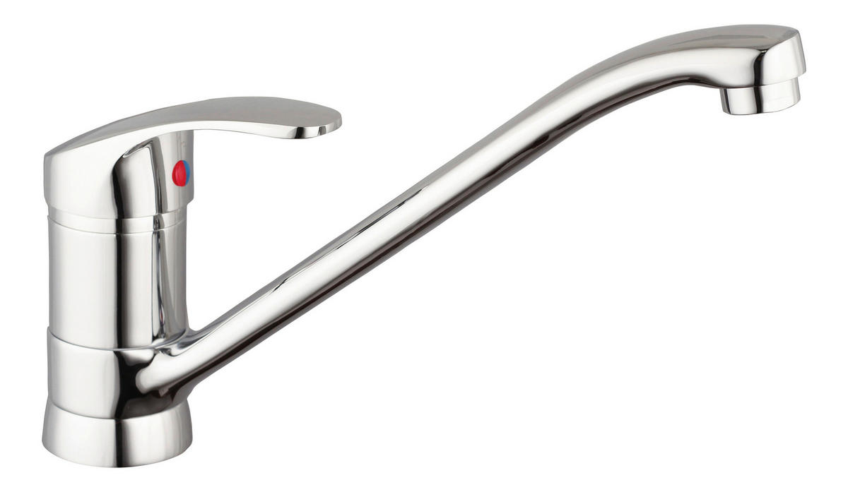 KÜCHENARMATUR - Chromfarben, Basics, Metall (26,1/17,3/4,7cm) - Xora