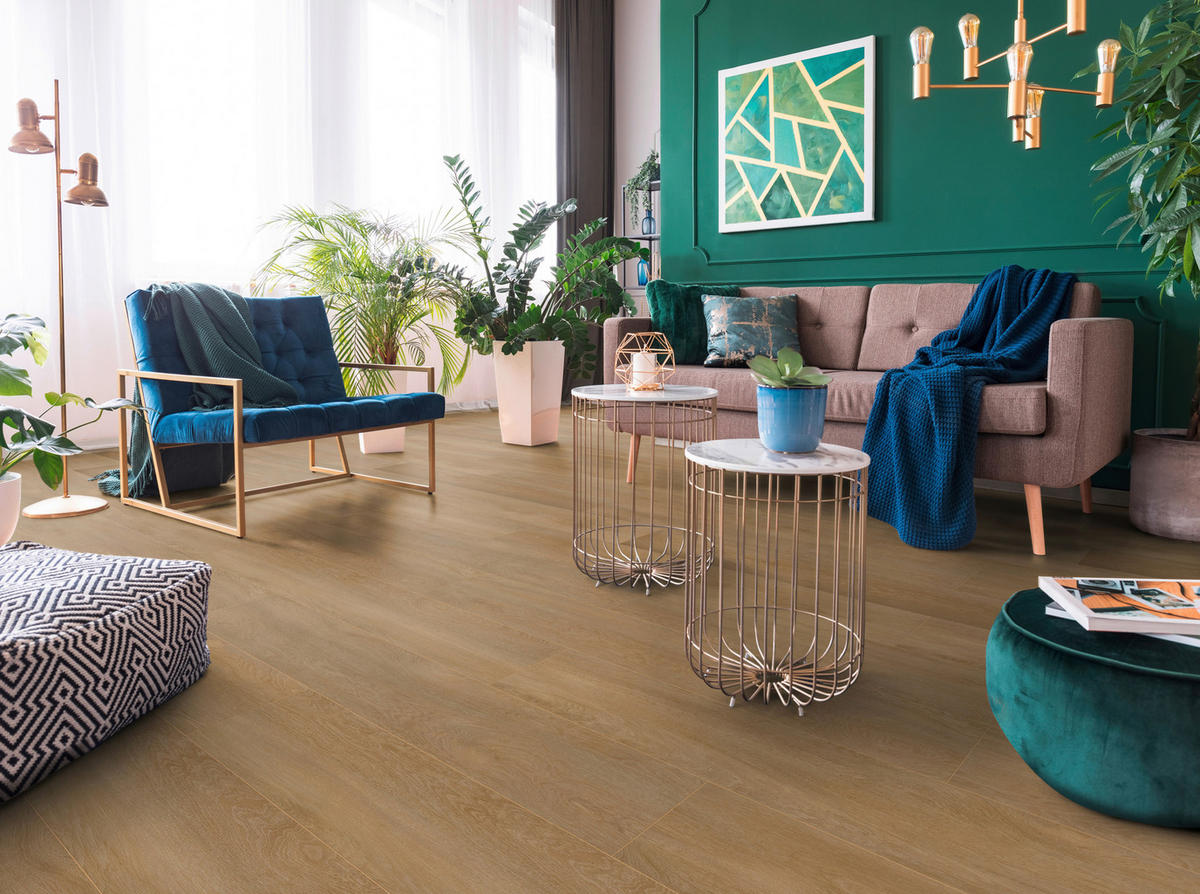 LAMINATBODEN Exquisit Plus  - Eichefarben, KONVENTIONELL, Holz (138.0/24.4/0.8cm)