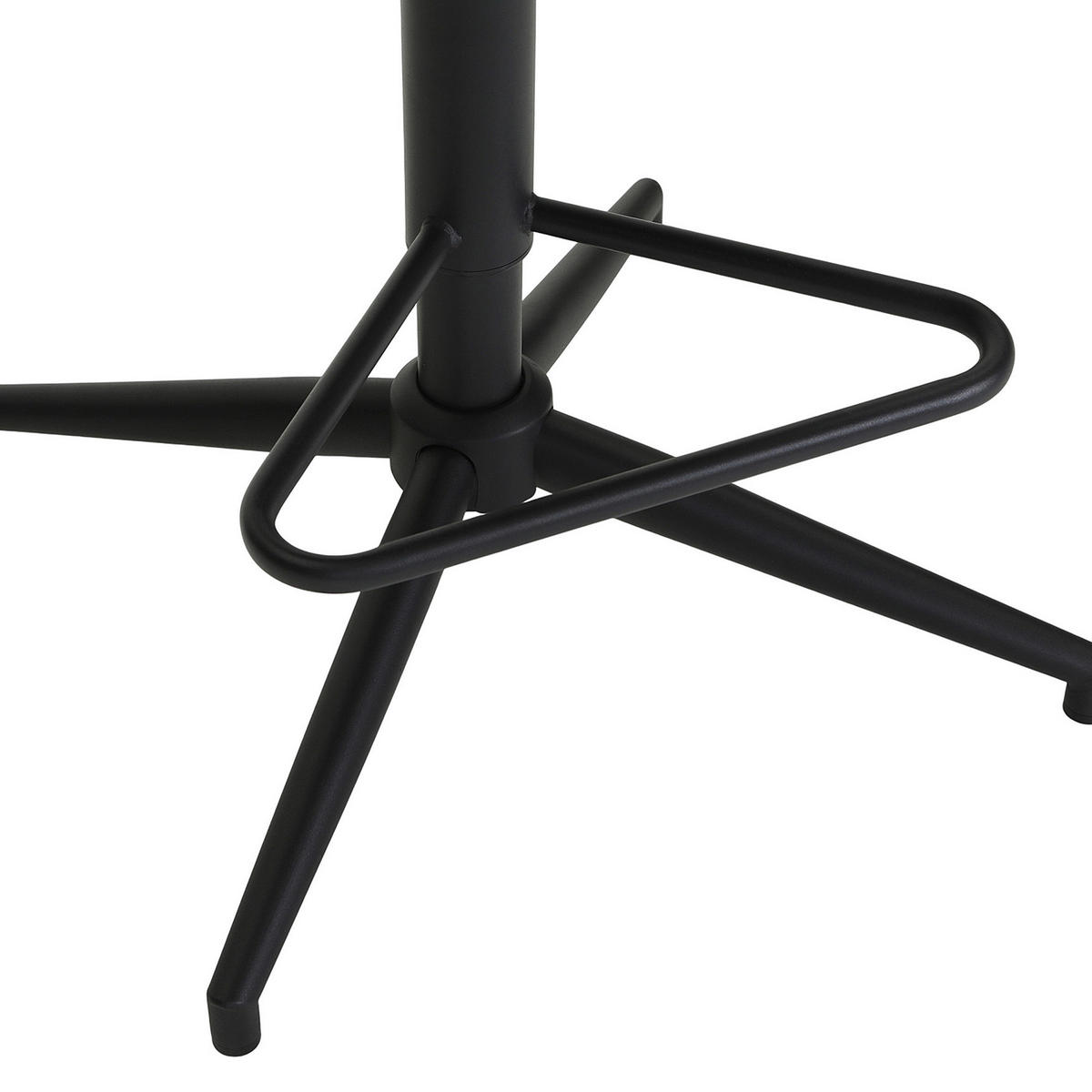 BARHOCKER Cord Anthrazit Stoffauswahl, Sitzfläche 360° drehbar  - Anthrazit/Schwarz, Design, Textil/Metall (54/98-120/58cm) - Novel