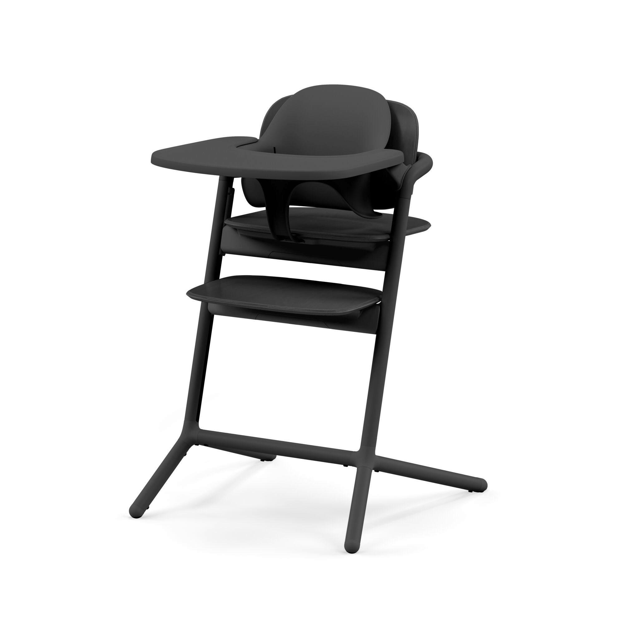 MATSTOL HÖG Lemo 3 in 1 Set  - svart, Basics, trä/plast (56/54,5/81,5cm) - Cybex