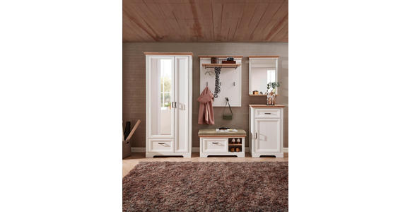 GARDEROBENPANEEL  in 93/107/30 cm  - Eichefarben/Pinienfarben, ROMANTIK / LANDHAUS, Holzwerkstoff (93/107/30cm) - Landscape