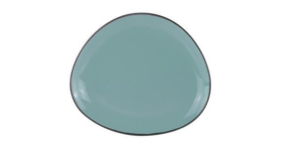 SPEISETELLER AQUA VERDE 30/26 cm - Grün, Trend, Keramik (30/26cm) - Novel