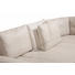 WOHNLANDSCHAFT Echtleder Nierenkissen - Chromfarben/Naturfarben, Design, Leder/Metall (298/262cm) - Musterring