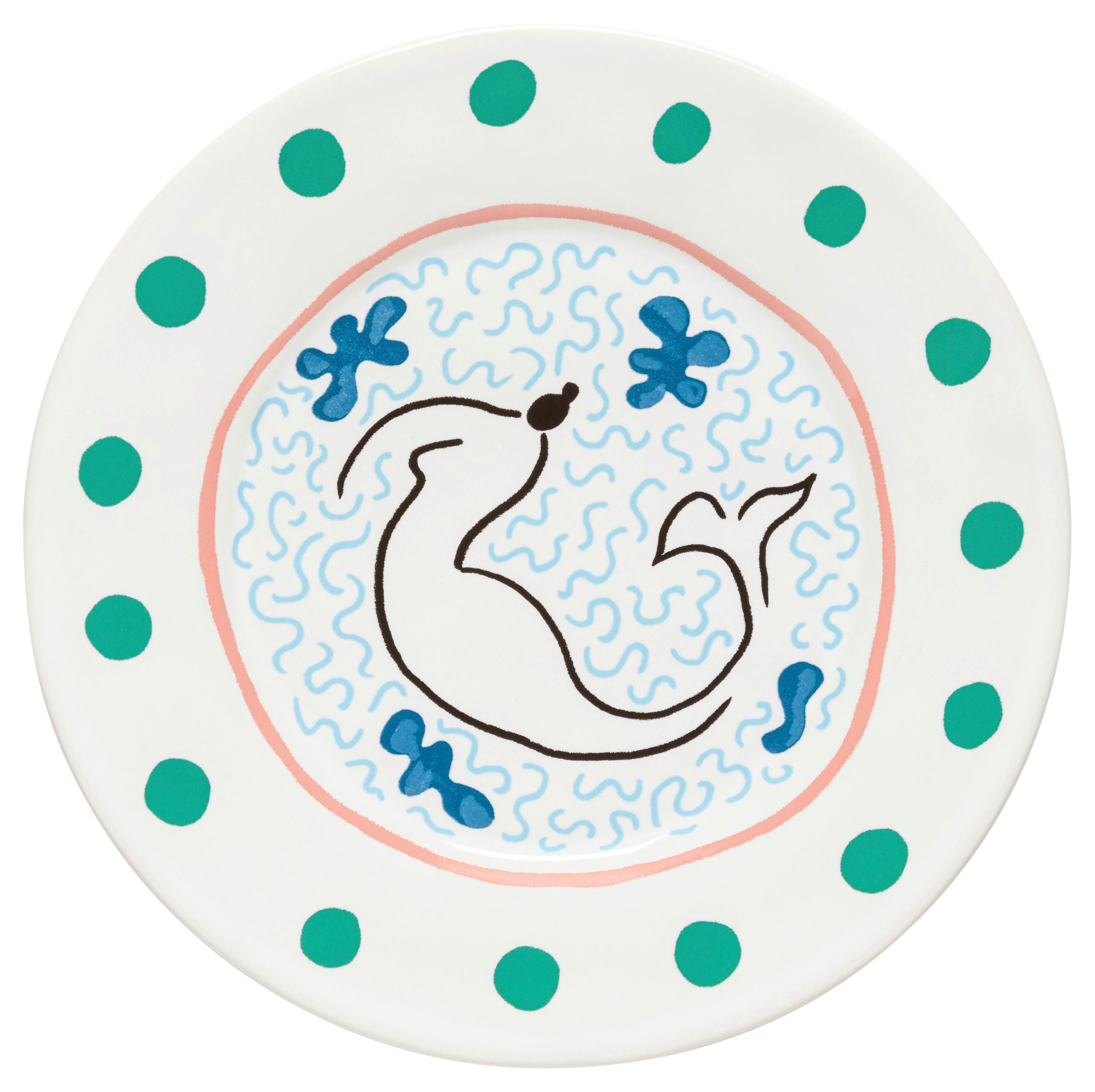 DESSERTTELLERSET Multicolor 6-teilig 22 cm SUMMER BLISS  - Multicolor, Basics, Keramik (22cm) - Costa Nova