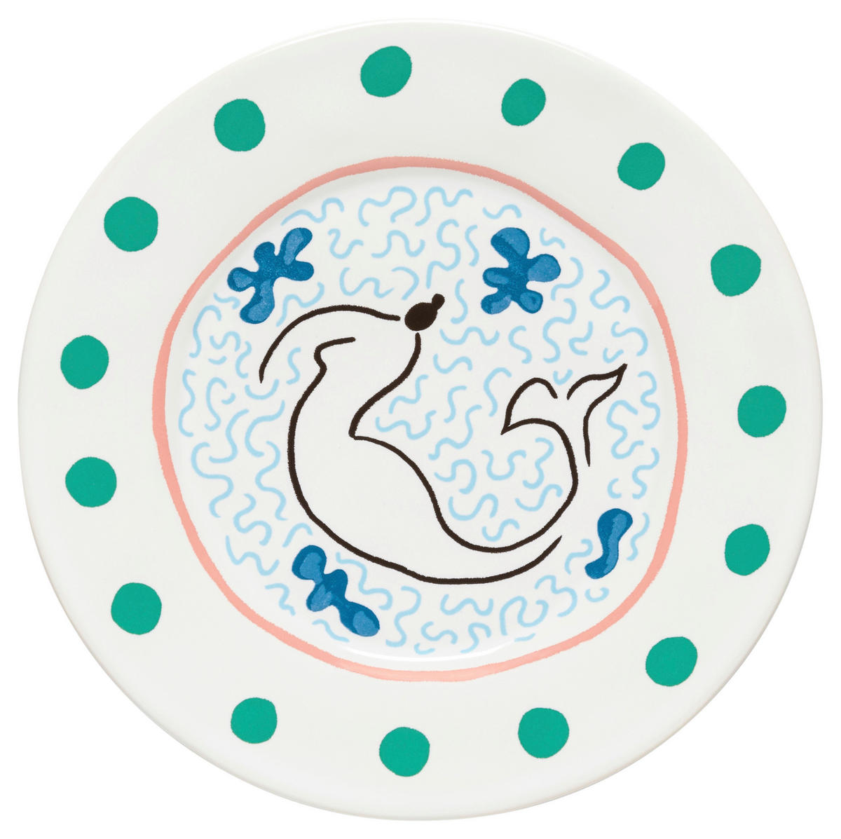 DESSERTTELLERSET Multicolor 6-teilig 22 cm SUMMER BLISS  - Multicolor, Basics, Keramik (22cm) - Costa Nova