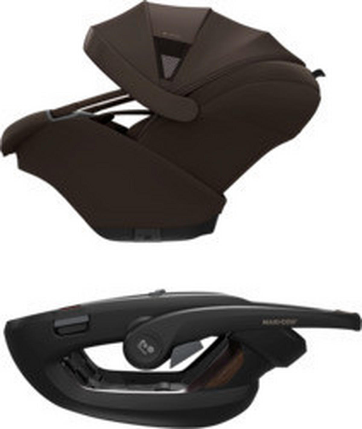 BABYSCHALE  Coral Slide Pro Espresso Brown  - Braun, Basics, Kunststoff/Metall (44/44,6/76cm) - Maxi Cosi Pro