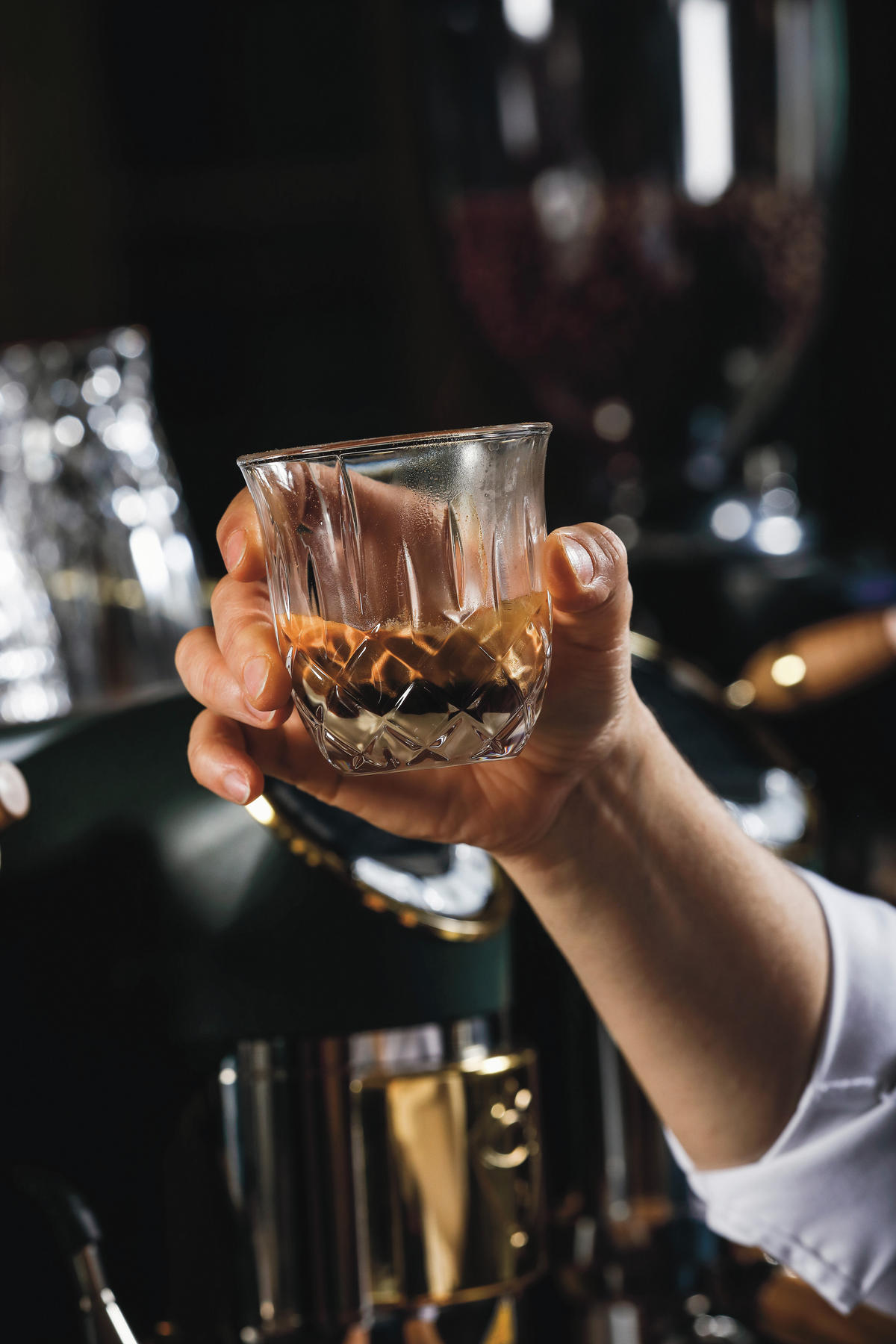 KOZAREC ZA ESPRESO  Noblesse 90 ml   - Trendi, steklo - Nachtmann