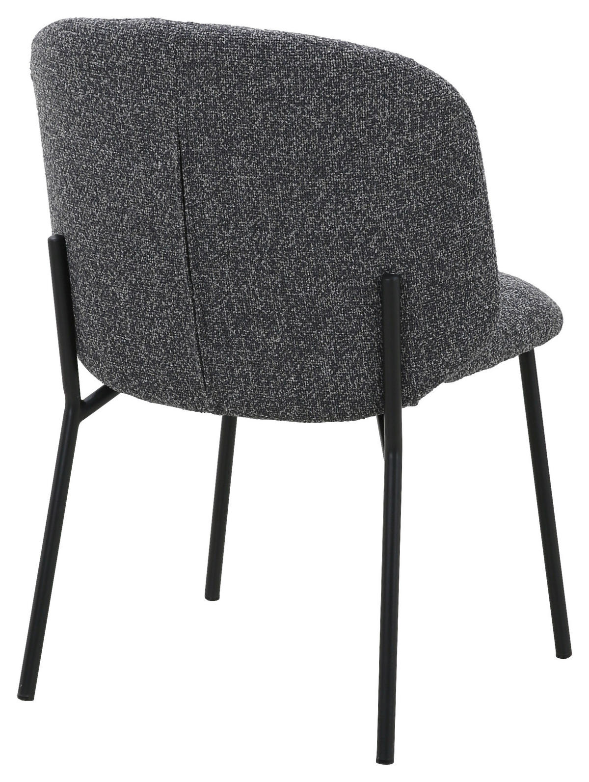 STOL   vävt tyg  - mörkgrå/svart, Modern, metall/textil (48/79/59cm) - Carryhome