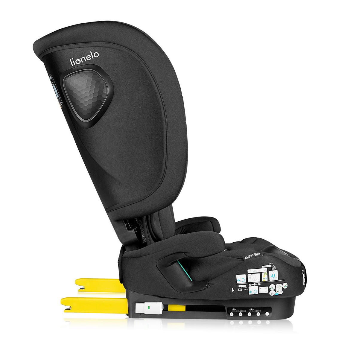 KINDERAUTOSITZ Nelly i-Size  - Schwarz, Basics, Textil (45/27,5/54cm) - Lionelo