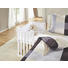 BEISTELLBETT Buche teilmassiv Weiß - Weiß, Basics, Holz (94/78/53cm) - MY BABY LOU
