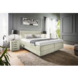 BOXSPRINGBETT 160/200 cm  in Ecru  - Ecru, KONVENTIONELL, Holz/Textil (160/200cm) - Dieter Knoll