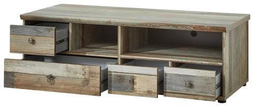 TV-ELEMENT 130/43/52 cm  - Messingfarben/Schwarz, Basics, Holzwerkstoff/Kunststoff (130/43/52cm) - Livetastic