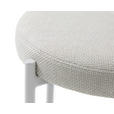 HOCKER Webstoff Sandfarben, Beige  - Sandfarben/Beige, Basics, Textil/Metall (43,5/48/43,5cm) - Xora