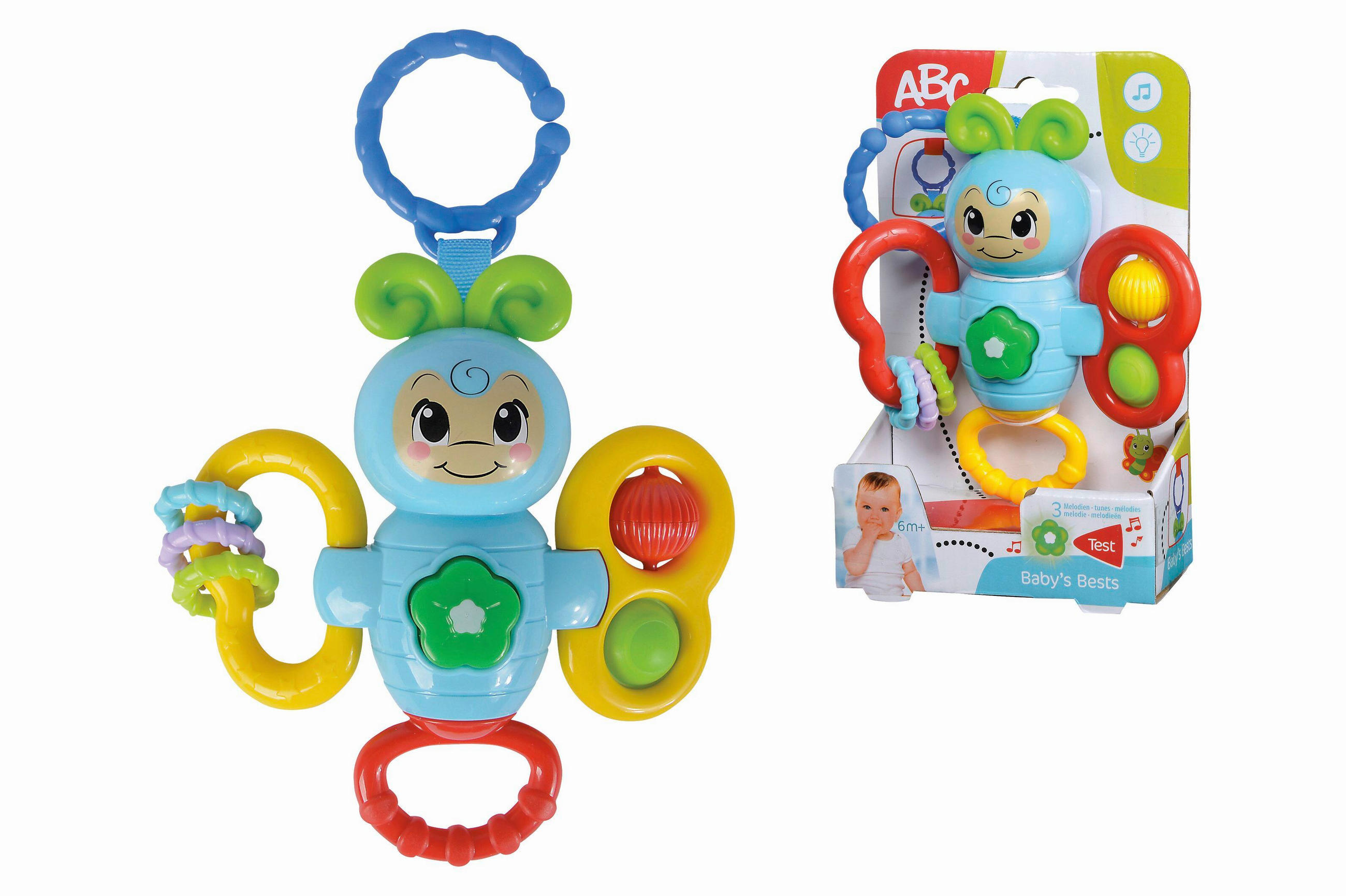 GREIFLING ABC Multifunktionsfalter  - Multicolor, Basics, Kunststoff (6/12,50/20cm) - Simba