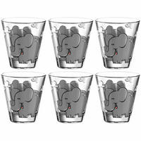 KINDER-GLÄSERSET Bambini 6-teilig  - Transparent, Trend, Glas (8,50/9,00/8,50cm) - Leonardo