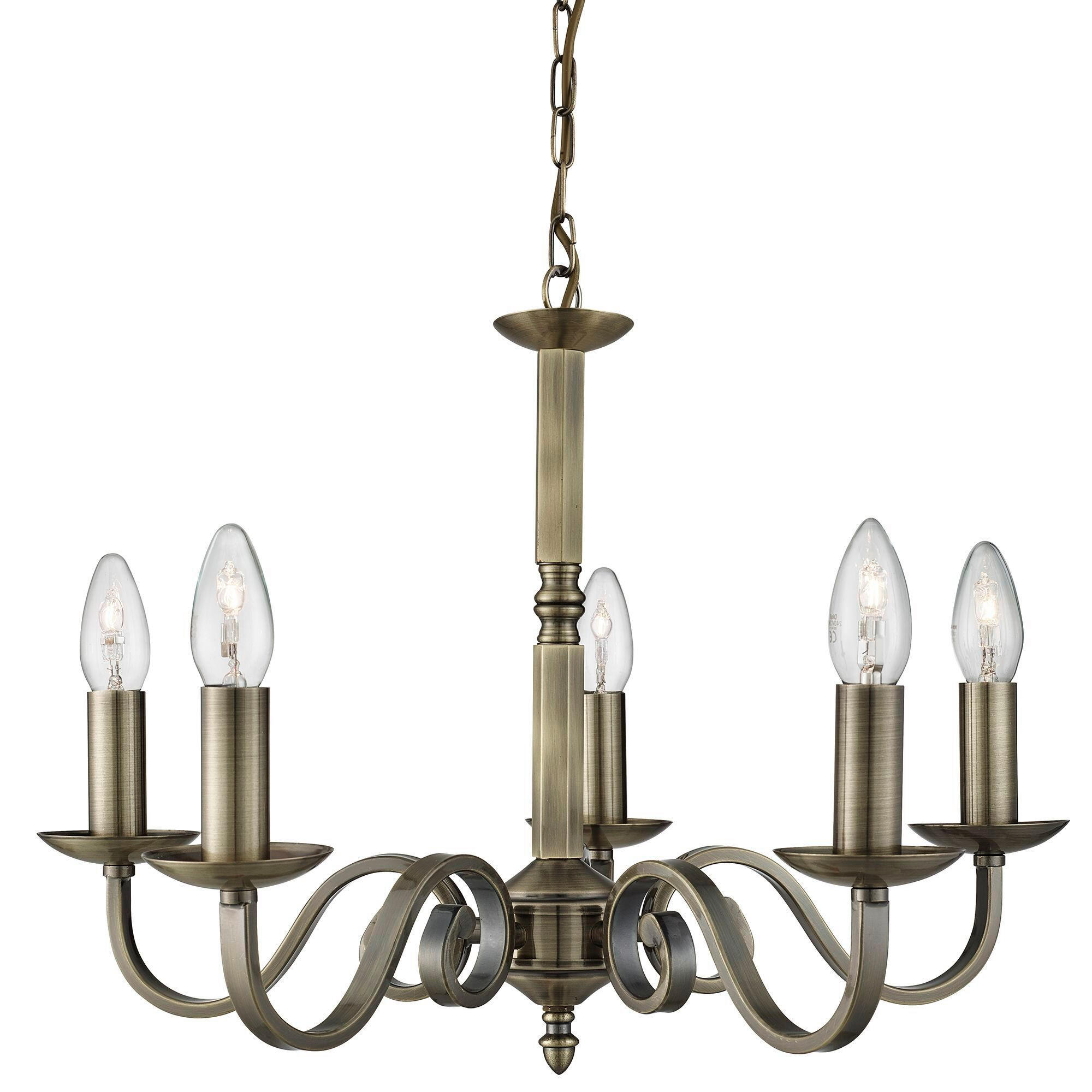 Searchlight Kronleuchter Richmond Messing 94 cm
