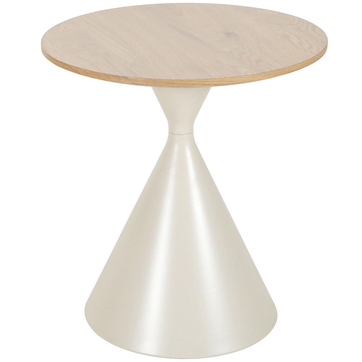 SOFFBORD i trämaterial 50/55 cm  - vit/naturfärgad, Design, metall/trämaterial (50/55cm) - Belluti