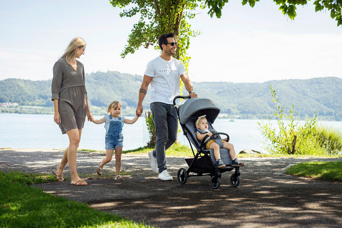 BUGGY SPORTWAGEN NIKO - ONYX  - Schwarz, MODERN, Textil/Metall (88,5/51,5/106,5cm) - Osann