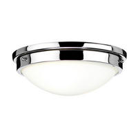 DECKENLEUCHTE  31.8/10.8  cm    - Chromfarben, Basics, Glas/Metall (31.8/10.8 cm) - Elstead Lighting
