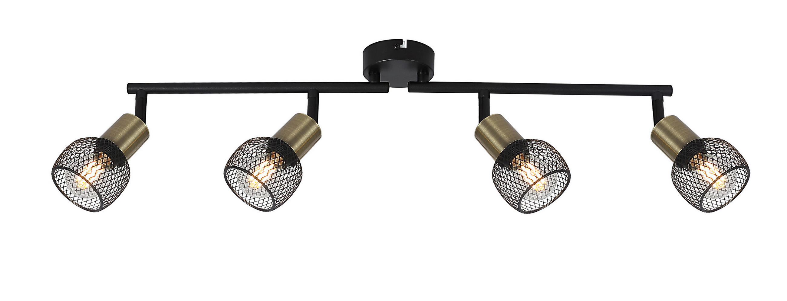 STRAHLER 60/8/15 cm   - Schwarz, Basics, Metall (60/8/15cm) - Globo