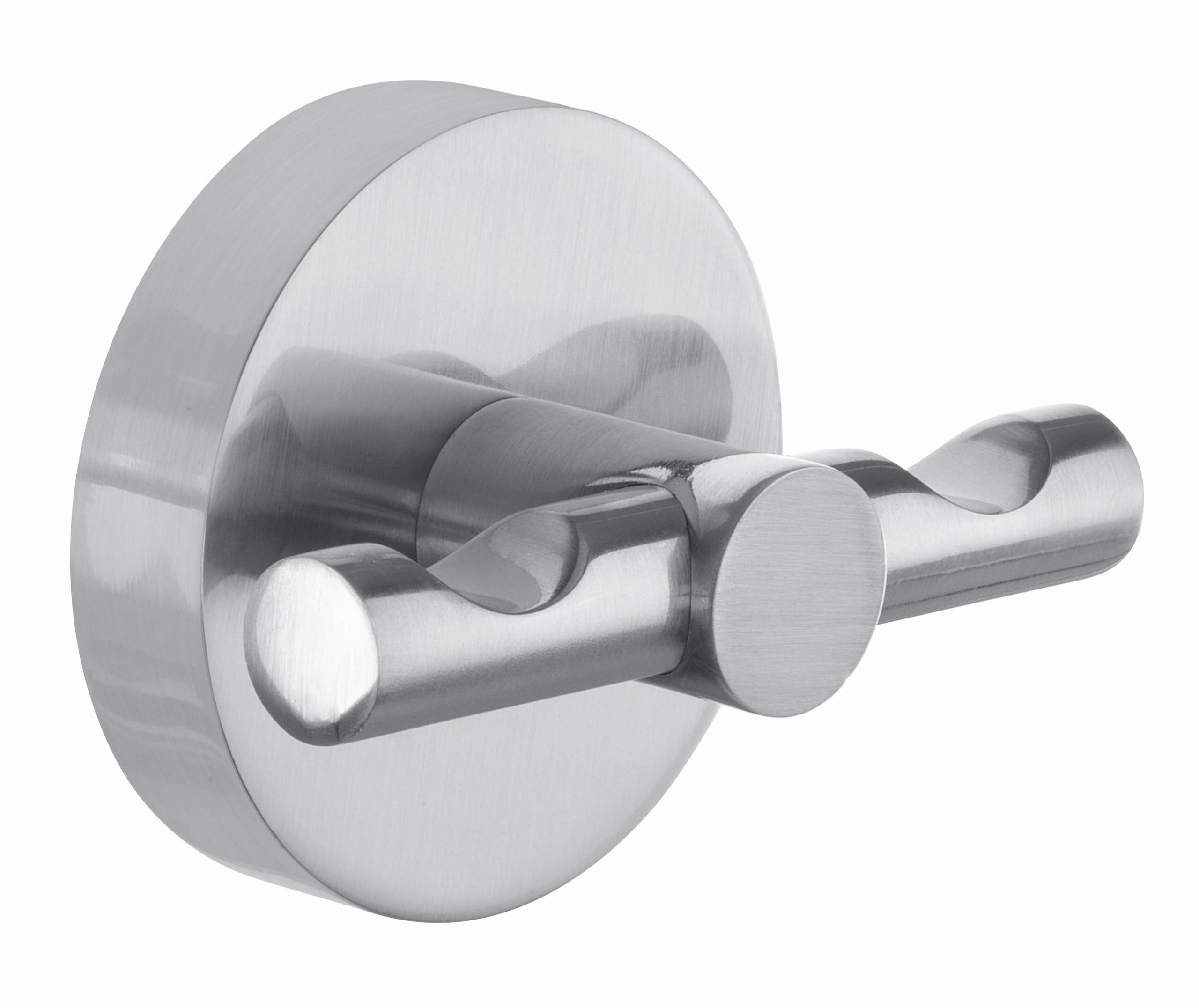 GARDEROBENHAKEN  in Edelstahlfarben  - Edelstahlfarben, Basics, Metall (6,5/6,5/5cm) - Tesa