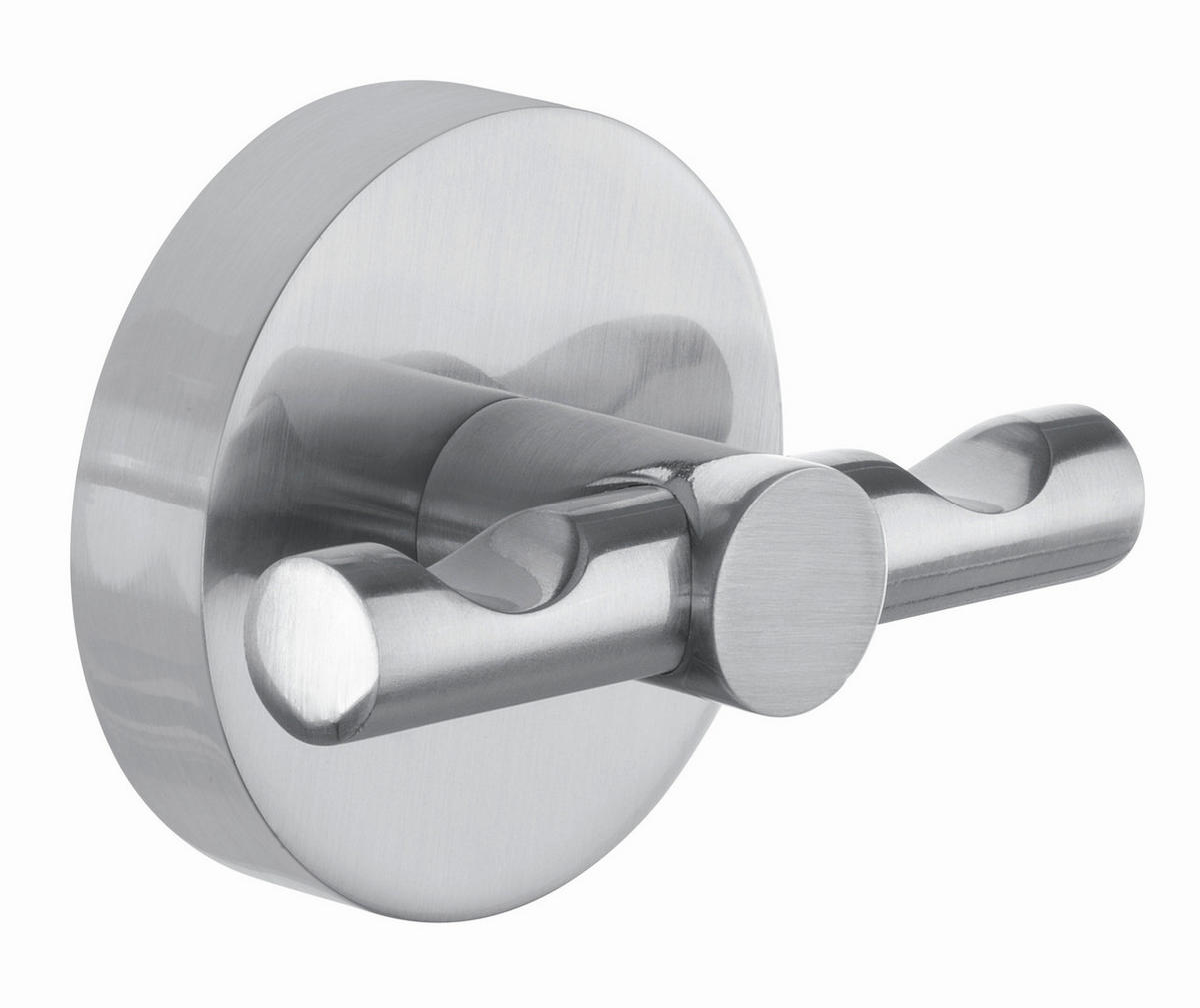 GARDEROBENHAKEN  in Edelstahlfarben  - Edelstahlfarben, Basics, Metall (6,5/6,5/5cm) - Tesa