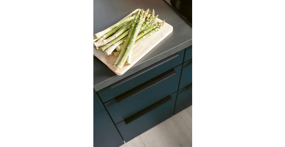 EINBAUKÜCHE   - Dunkelblau, Design, Holzwerkstoff - Novel