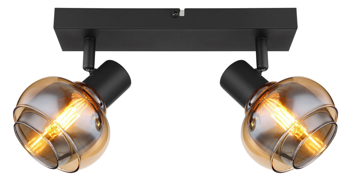 STRAHLER 26/10,5/13,5 cm   - Schwarz, Basics, Glas/Metall (26/10,5/13,5cm) - Globo