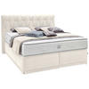 BOXSPRINGBETT 180/200 cm  in Creme  - Creme, KONVENTIONELL, Textil (180/200cm) - Ambiente