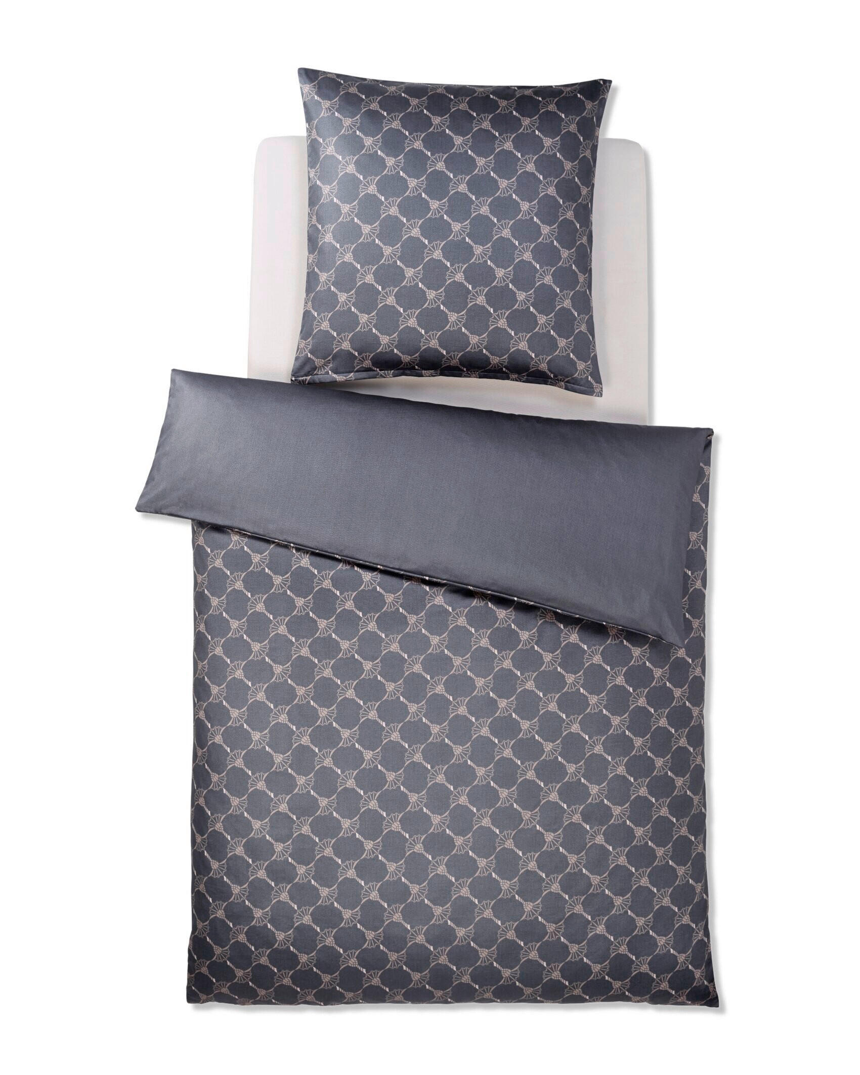 BETTWÄSCHE 2-teilig JOOP! CORNFLOWER GRADIANT Jersey 135/200 cm  - Grau, Basics, Textil (135/200cm) - Joop!