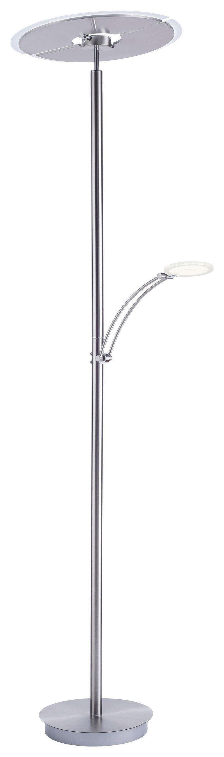 LED-DECKENFLUTER 68/45,5/200,3 cm    - Silberfarben, Basics, Metall (68/45,5/200,3cm) - Paul Neuhaus