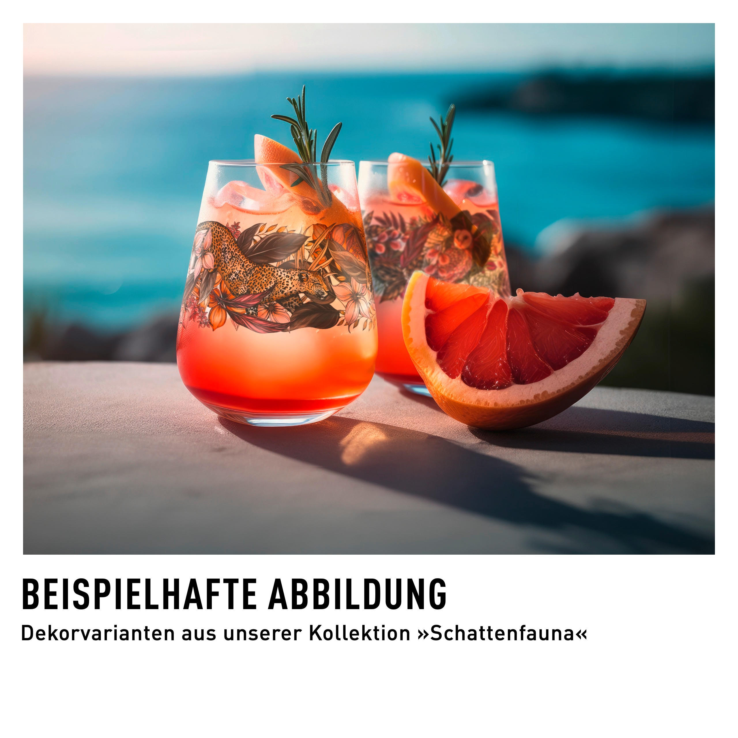 GLÄSERSET Schattenfauna 2-teilig  - Pink/Gelb, LIFESTYLE, Glas (10,2/12,4/10,2cm) - Ritzenhoff