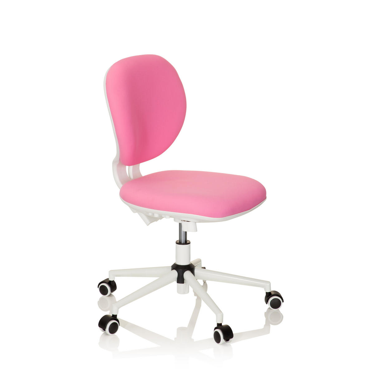 MLADINSKI VRTLJIVI STOL umetna masa pink  - pink, Basics, umetna masa (43/82-95/56cm) - MID.YOU