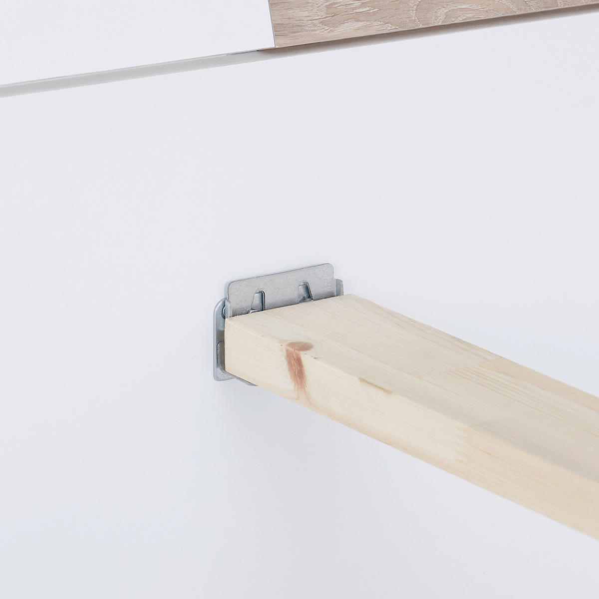 BETT 120/200 cm  in Weiß, Eichefarben  - Eichefarben/Weiß, KONVENTIONELL (120/200cm) - MID.YOU