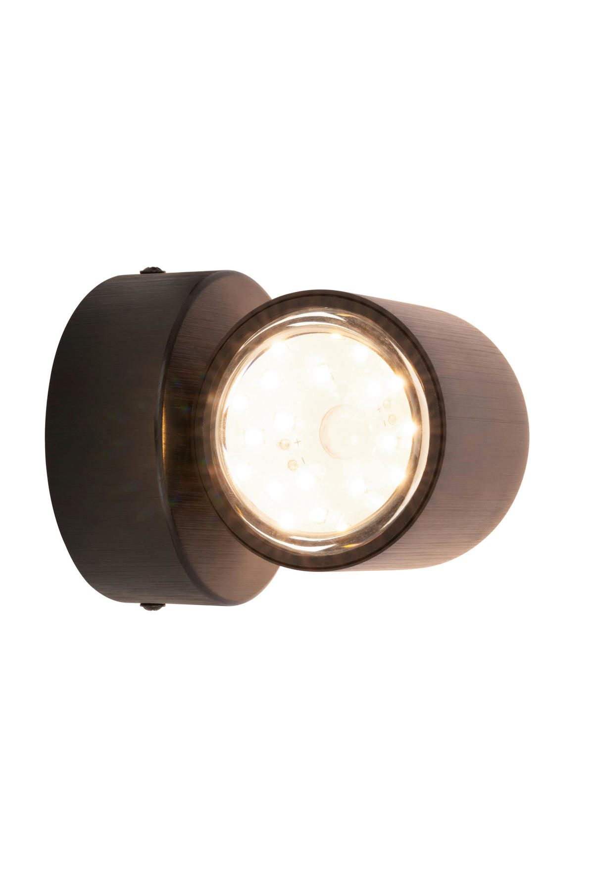 LED-WANDLEUCHTE 12/11 cm   - Schwarz, Design, Kunststoff/Metall (12/11cm) - Novel