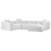 WOHNLANDSCHAFT in Chenille Creme  - Creme/Schwarz, Modern, Kunststoff/Textil (225/356/178cm) - Carryhome