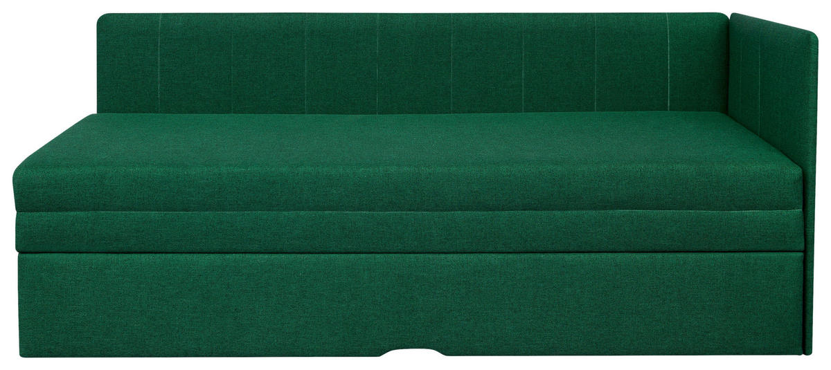 LEŽADLO, textil, 82/200/86 cm - zelená, drevo/textil (82/200/86cm) - Cantus