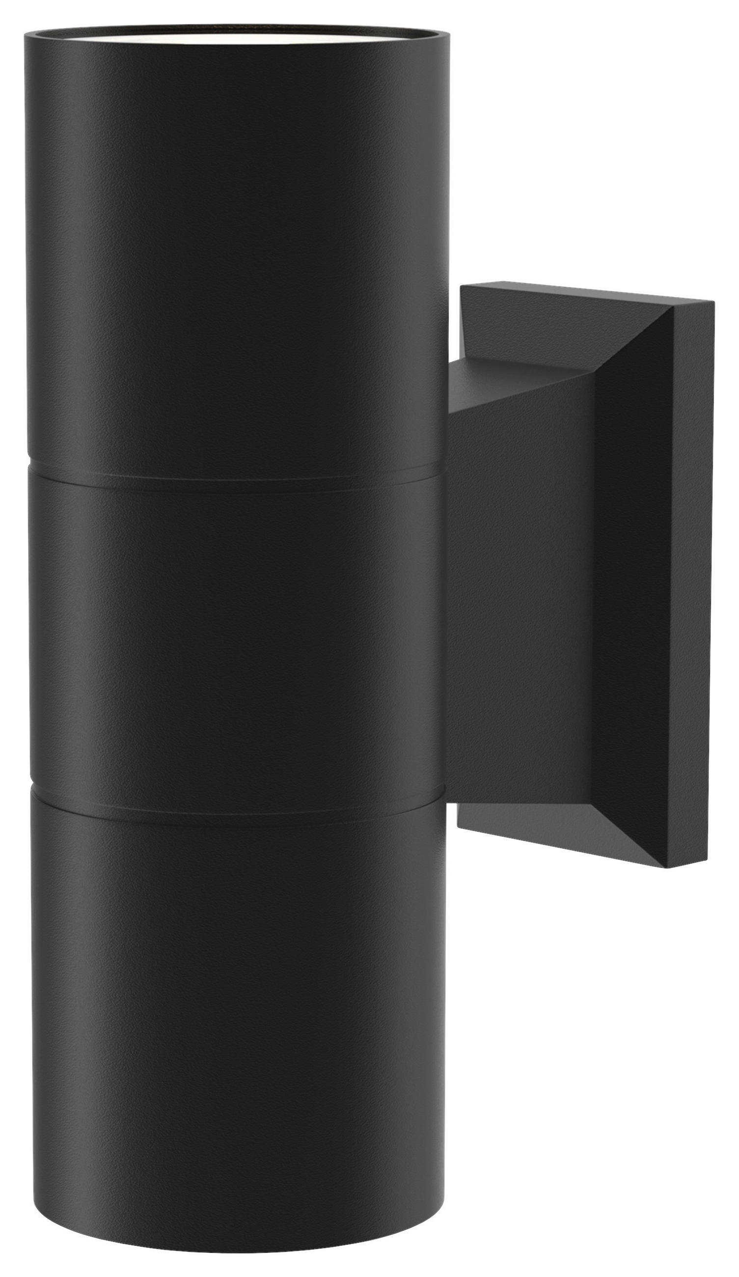 WANDLEUCHTE 6,4/18/11,5 cm   - Schwarz, Basics, Glas/Metall (6,4/18/11,5cm) - MAYTONI