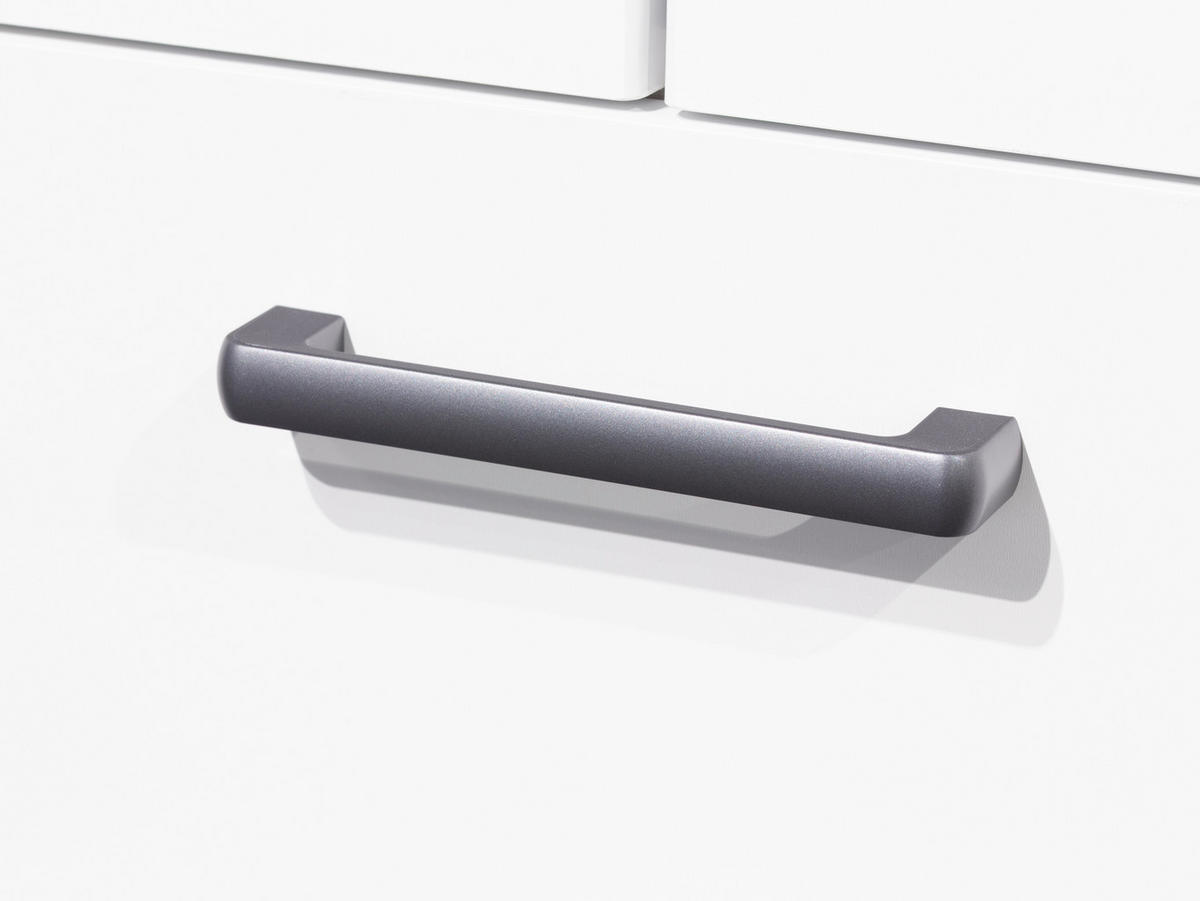 KLEIDERSCHRANK in Weiss  - Weiss/Grau, Basics, Holzwerkstoff/Metall (181/210/54cm) - Boxxx