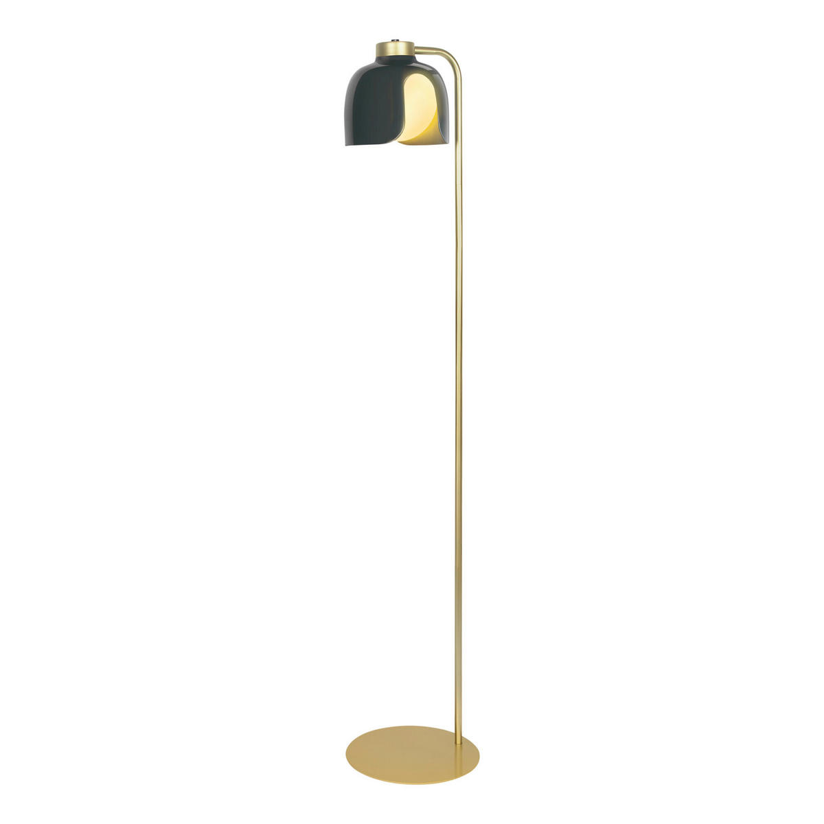 STEHLEUCHTE 27/141 cm    - Schwarz, Basics, Glas/Metall (27/141cm) - Osram