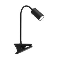 LED LAMPA SA ŠTIPALJKOM Faye  - crna, Osnovno, plastika (5.8/46.4cm)