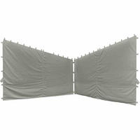PAVILLON-SEITENTEIL  - Grau, KONVENTIONELL, Textil (300/256cm) - Siena Garden
