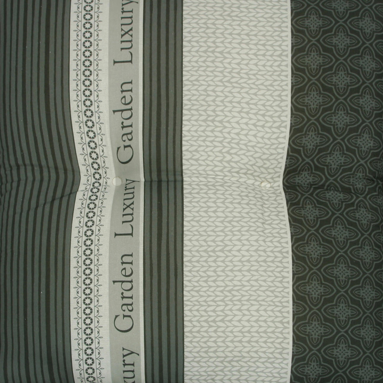 SESSELAUFLAGENSET Schriftzug - Anthrazit, Basics, Textil (50/7/100cm)